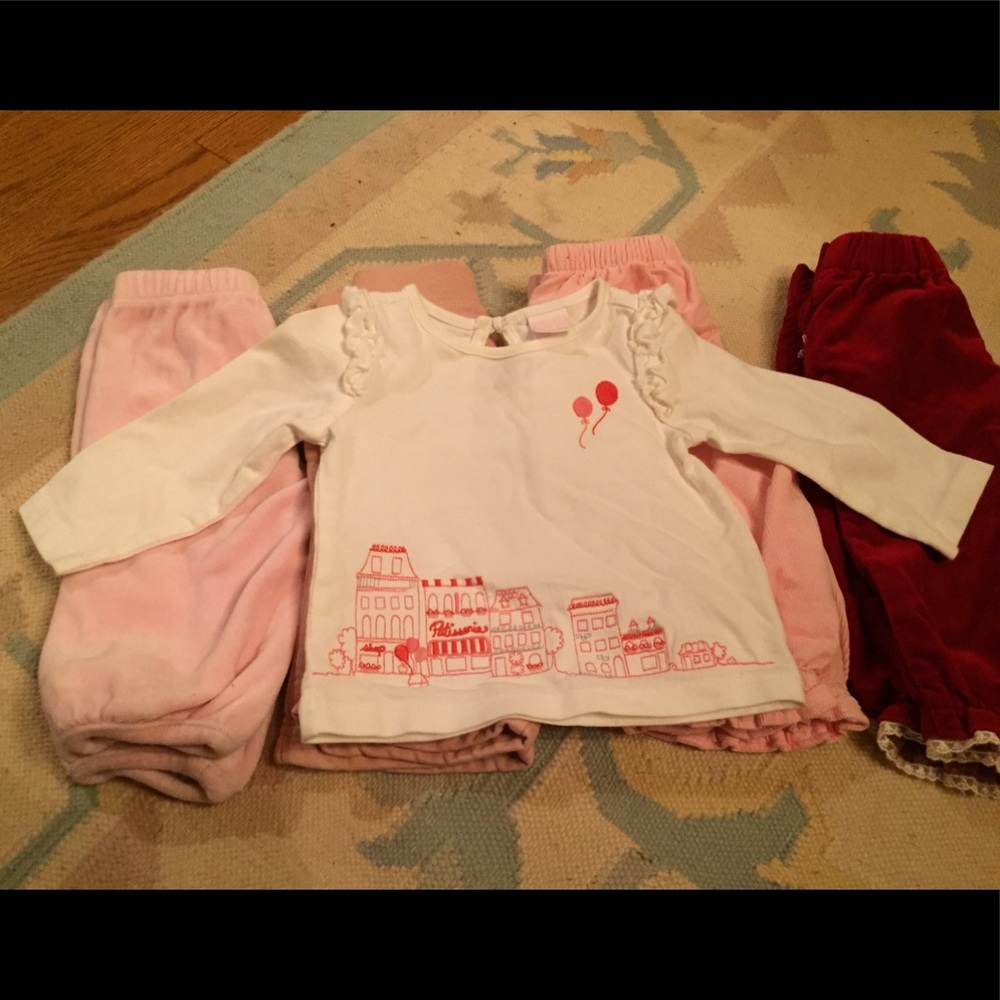 Girls Janie and Jack 5 item bundle size 3 to 6 mth
